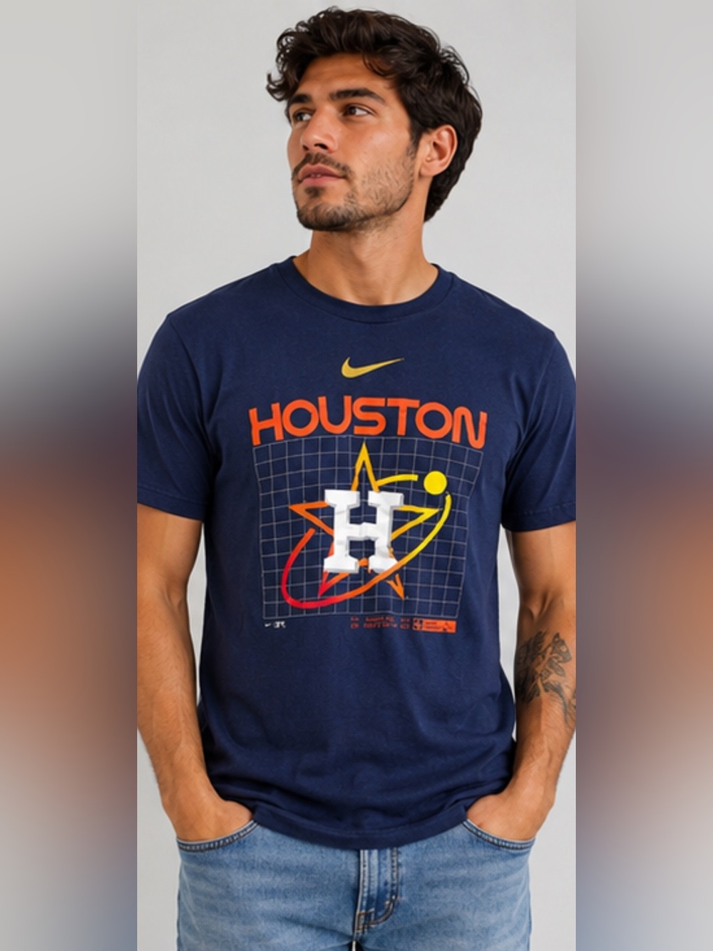 Houston Astros Nike Navy City Connect T-Shirt Small